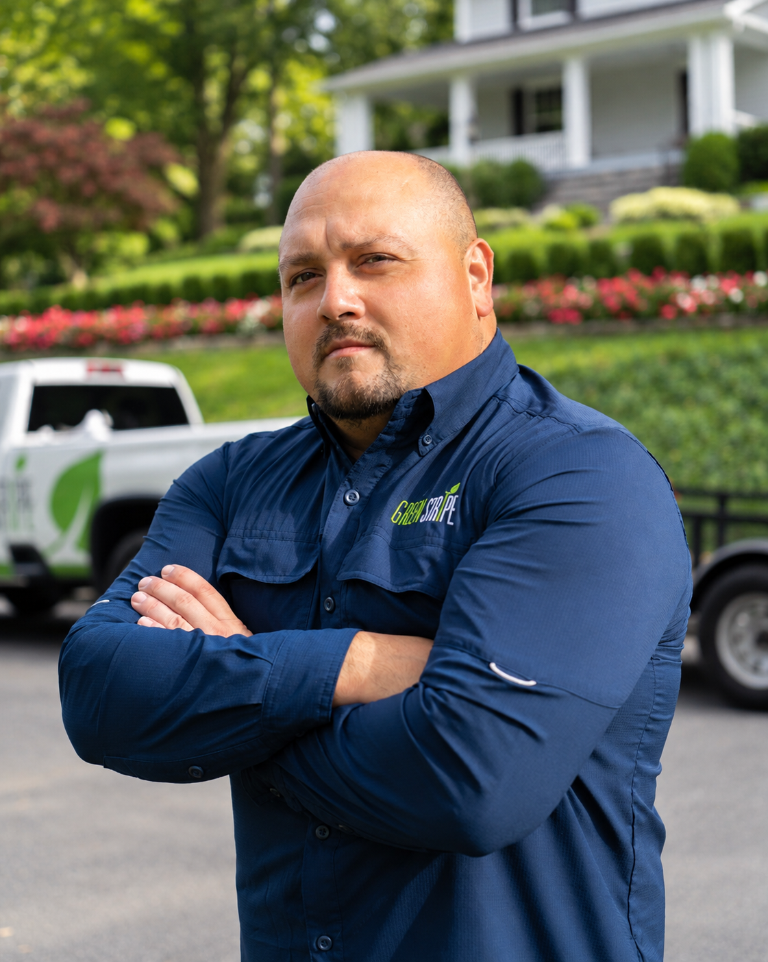 Steve, GreenStripe lawn technician providing field support across Northern New Jersey
