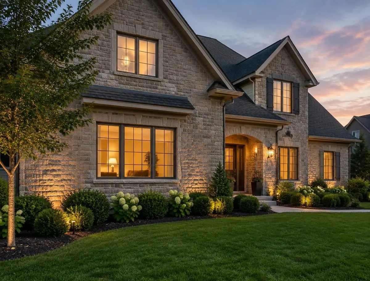 Home foundation and landscape beds