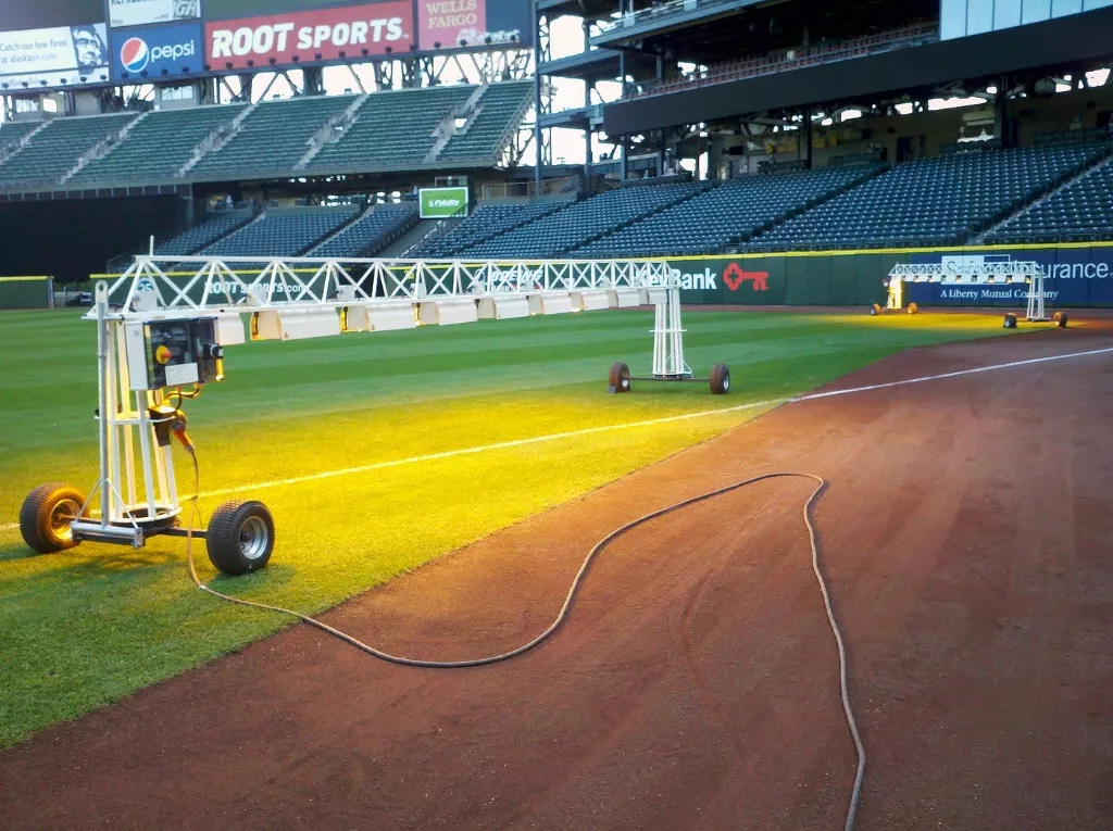 Yankee Stadium field on opening day