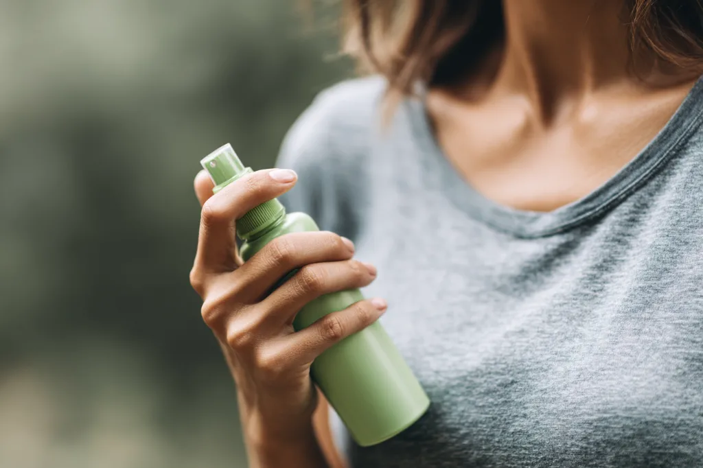 Applying Natural Mosquito Repellents
